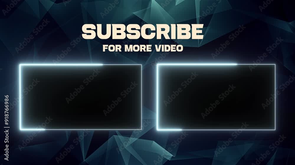 youtube end screen background