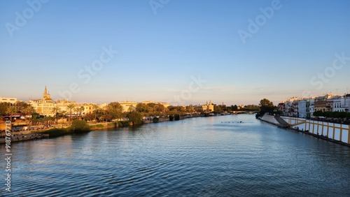 Seville at sunset