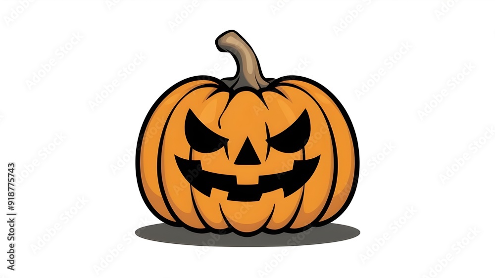 cartoon pumpkin illustration created by hand cartoon pumpkin illustration created by hand