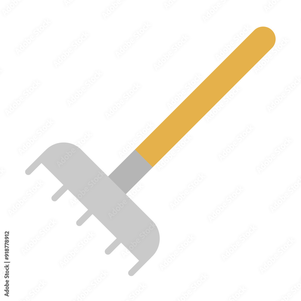 Rake Icon in Flat Style Suitable for Web, Apps, Presentation, or Printable Meanings Rake Icon in Flat Style Suitable for Web, Apps, Presentation, or Printable Meanings
