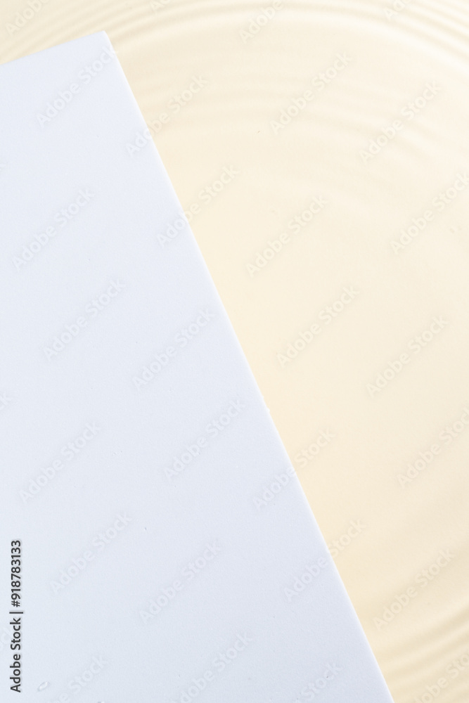 Water ripples top view for placing product Water ripples top view for placing product