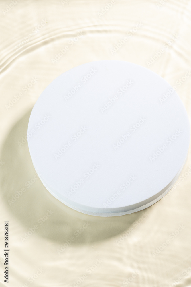 Water ripples top view for placing product Water ripples top view for placing product