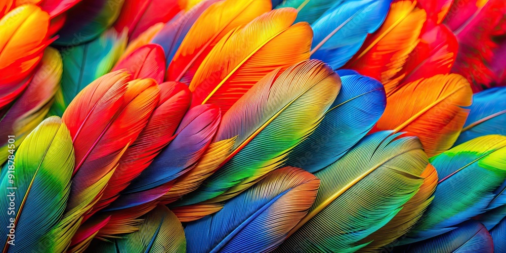 Close up of vibrant, colorful bird feathers, feathers, close up, artistic,colorful, bright, bird, avian, plumage, texture Close up of vibrant, colorful bird feathers, feathers, close up, artistic,colorful, bright, bird, avian, plumage, texture