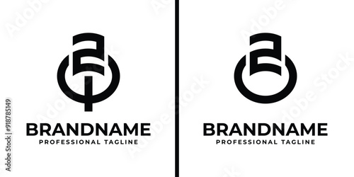 Letters ZQ and ZO Monogram Logo, suitable for any business with ZQ, QZ, ZO, or OZ initials photo