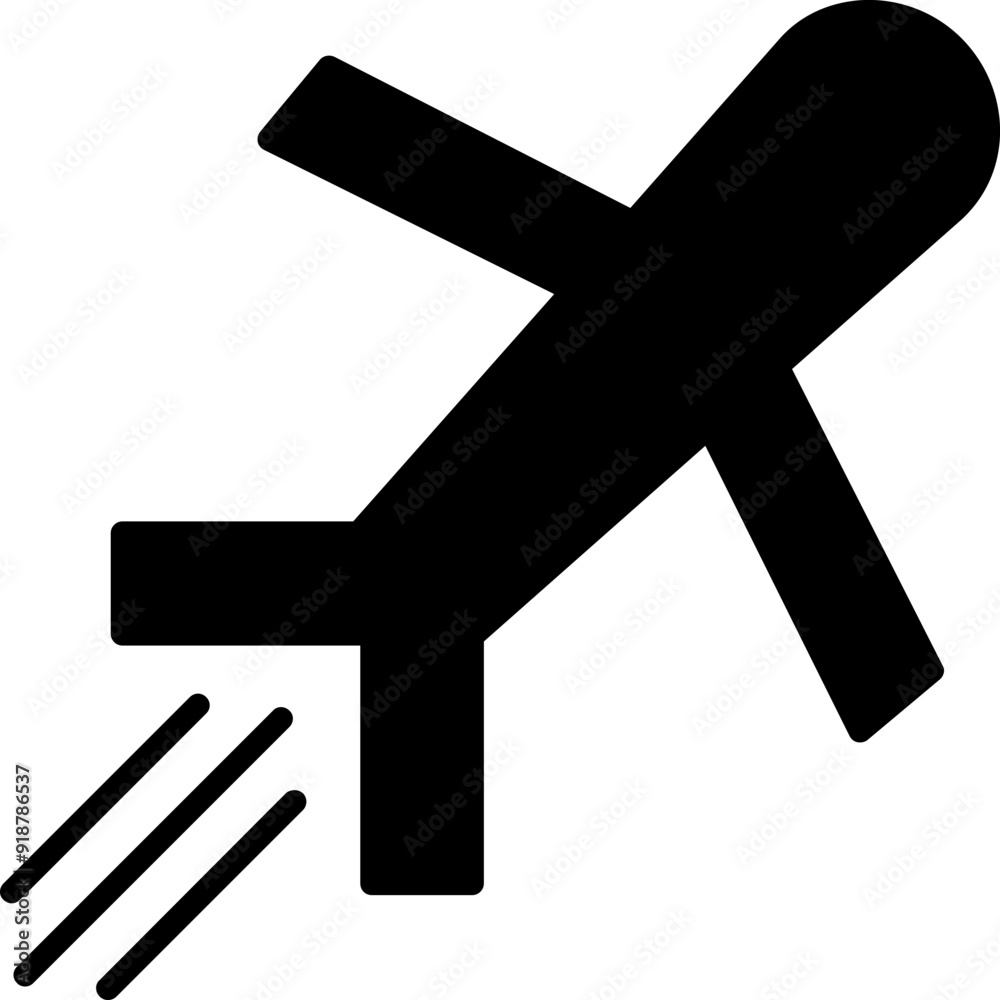 Fototapeta premium Plane Icon
