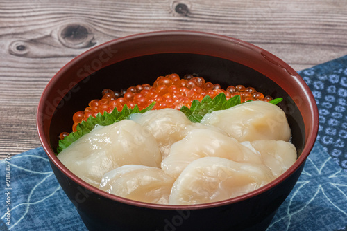 ホタテ＆イクラ丼