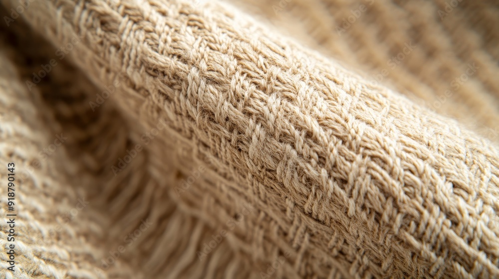 Flax linen textures close-up, focusing on a handwoven basket of Belgian origin, revealing the intricate patterns and cool, natural feel of Irish craftsmanship Flax linen textures close-up, focusing on a handwoven basket of Belgian origin, revealing the intricate patterns and cool, natural feel of Irish craftsmanship