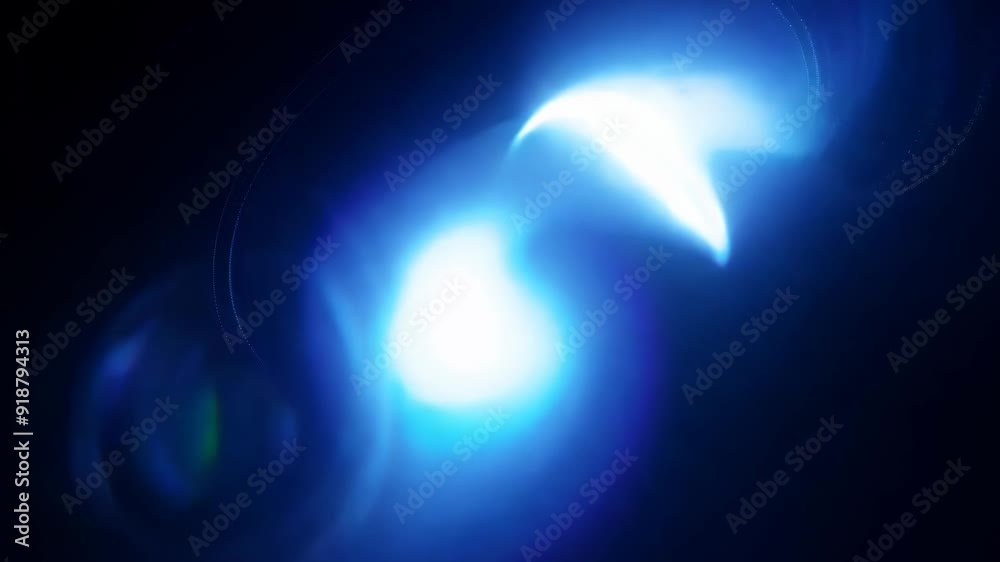 Abstract Blue Light Swirl Abstract Blue Light Swirl