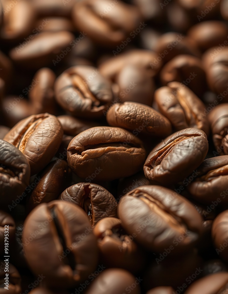 Fototapeta premium Roasted coffee beans 
