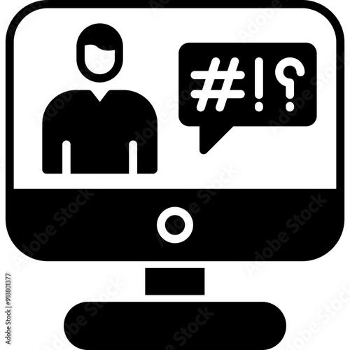 Cyber Bullying Icon