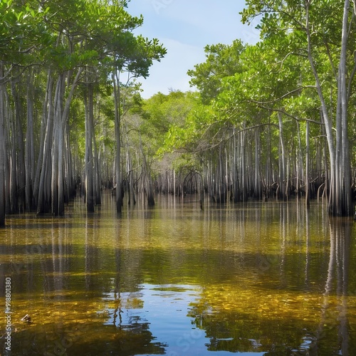 Mangroves swamp