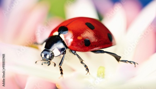 AI Ladybug Close up