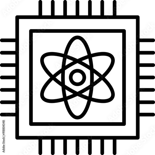 Quantum Computing Icon