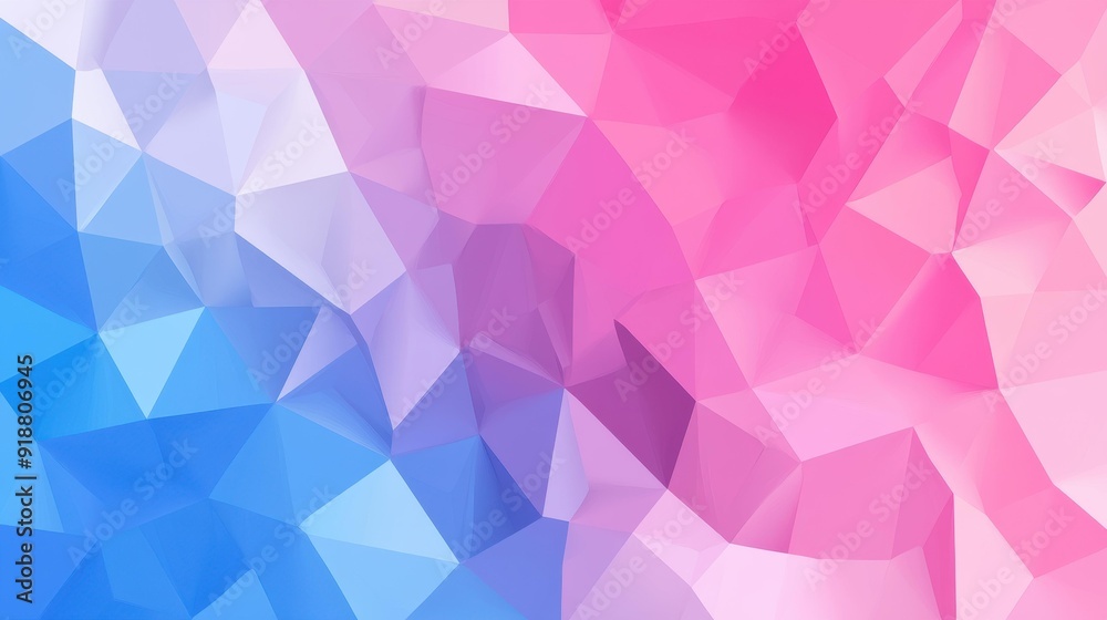 Dive into a vibrant blue and pink low poly world, where modern design meets playful cartoon textures for a unique visual experience. Dive into a vibrant blue and pink low poly world, where modern design meets playful cartoon textures for a unique visual experience.