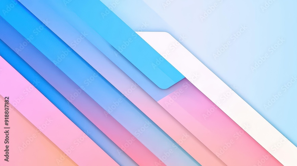 Fototapeta premium A sleek blue gradient backdrop, perfect for modern designs, exuding a fresh and vibrant feel.