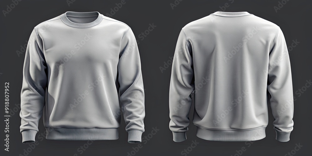 Blank sweatshirt mockup in front and back views for rendering and , sweatshirt, mockup, blank, front, back, views, rendering Blank sweatshirt mockup in front and back views for rendering and , sweatshirt, mockup, blank, front, back, views, rendering