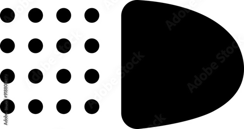 Headlight, light indicator dashboard Flat icon. Vector high beam. Car light symbol. Vehicle dashboard indicator include high and low beam and adjustable headlight isolated on transparent background.