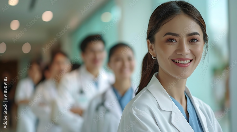 Smile portrait and hospital doctors people or surgeon team for healthcare help services or medical collaboration Medicine health professional clinic group solidarity or staff nurses fo : Generative AI Smile portrait and hospital doctors people or surgeon team for healthcare help services or medical collaboration Medicine health professional clinic group solidarity or staff nurses fo : Generative AI