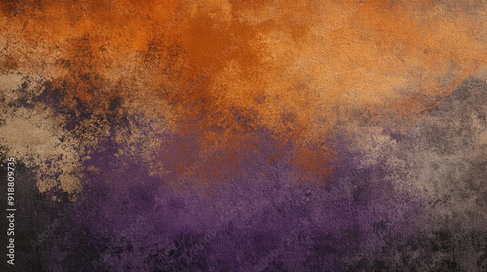 Obraz premium Rich gradient texture in dark orange, brown, and purple