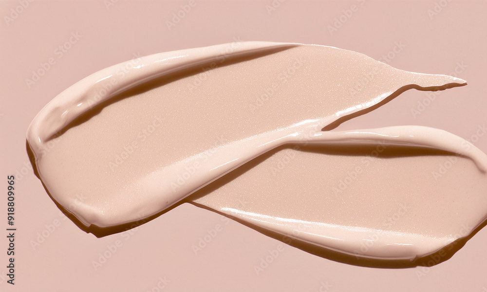 Fototapeta premium natural sample of soft cosmetic cream