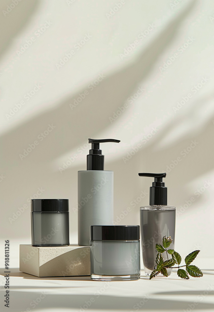 skincare product display pastel skincare product display pastel