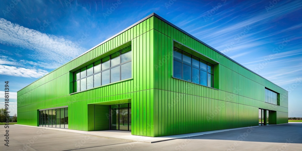 Ultra sleek green building with minimalistic design, green, architectural, minimalistic, modern, sustainable Ultra sleek green building with minimalistic design, green, architectural, minimalistic, modern, sustainable