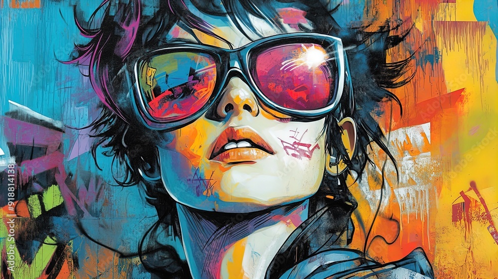 Urban Attitude: A Street-Style Adventurer Captured in Vivid Graffiti Backdrop – Perfect for Sporty Interior Posters and Modern Aesthetic Decor! Urban Attitude: A Street-Style Adventurer Captured in Vivid Graffiti Backdrop – Perfect for Sporty Interior Posters and Modern Aesthetic Decor!