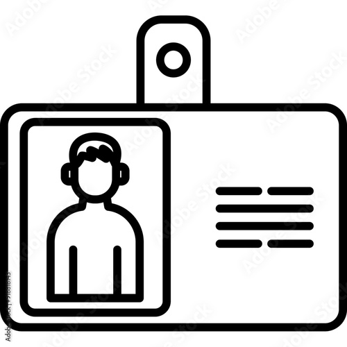Name Tag Icon