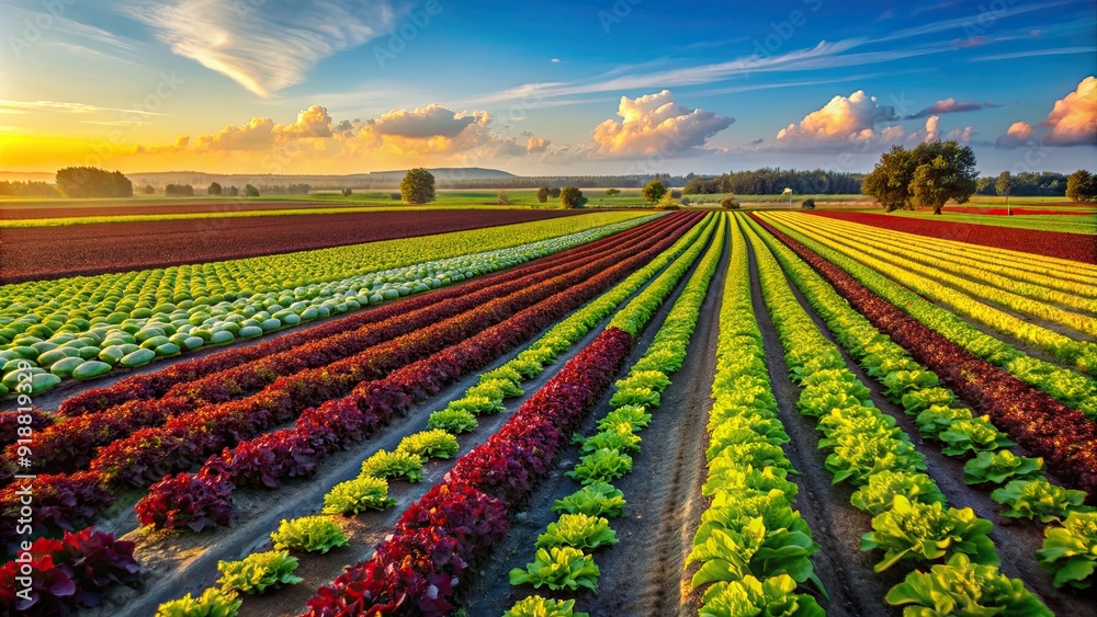 Close up of a farm field with colorful crops, farm, agriculture, rural, close up, field, crops, farming, countryside, landscape Close up of a farm field with colorful crops, farm, agriculture, rural, close up, field, crops, farming, countryside, landscape