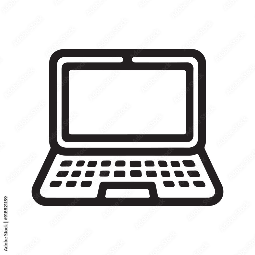 Laptop or notebook computer flat vector icon for apps and websites.eps Laptop or notebook computer flat vector icon for apps and websites.eps