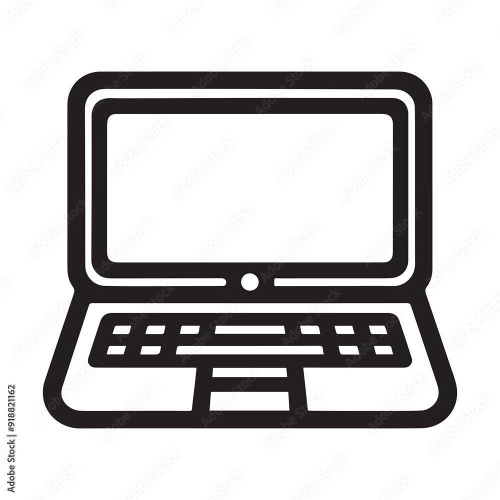 Laptop or notebook computer flat vector icon for apps and websites.eps Laptop or notebook computer flat vector icon for apps and websites.eps