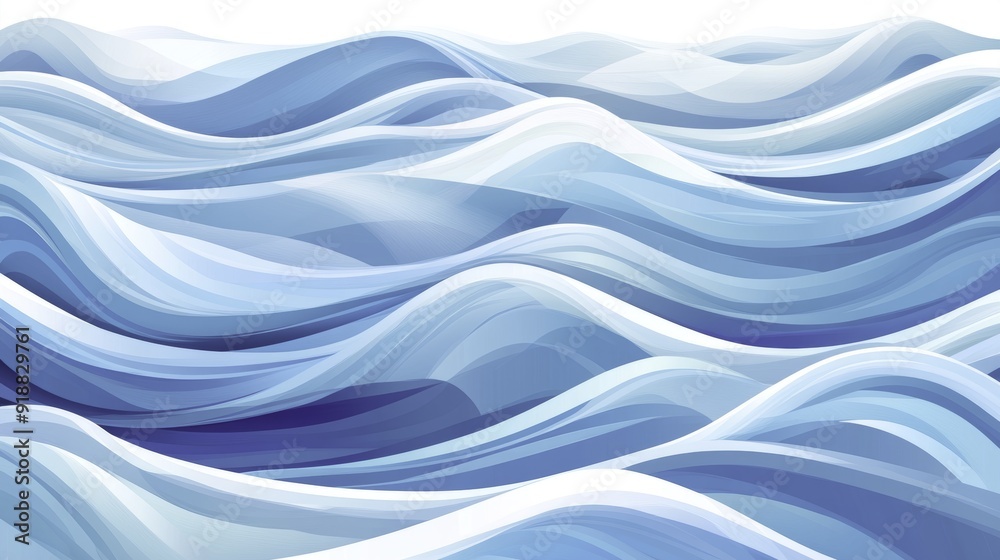 Abstract Blue Waves Abstract Blue Waves