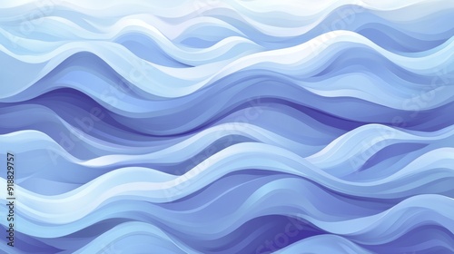 Abstract Blue Waves