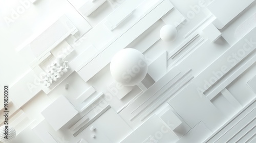 A white background with clean lines and geometric shapes.