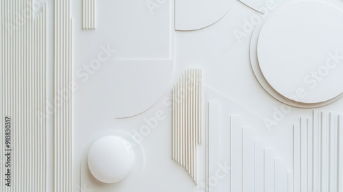 A white background with clean lines and geometric shapes.