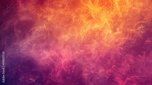 Abstract Smoke Background with Pink and Orange Colors.