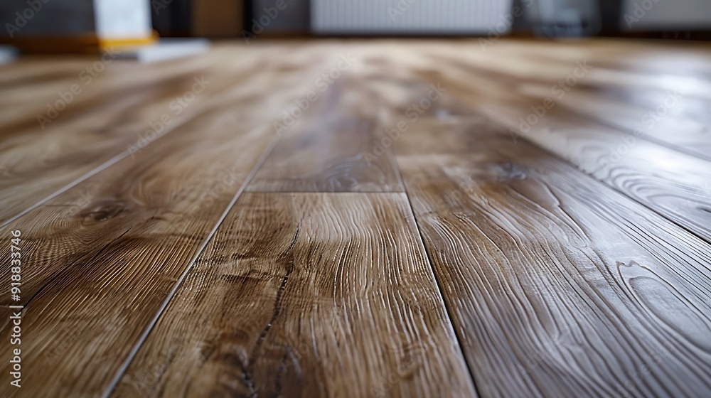 Installing Laminate Floor with underlays Laying floor panels : Generative AI
