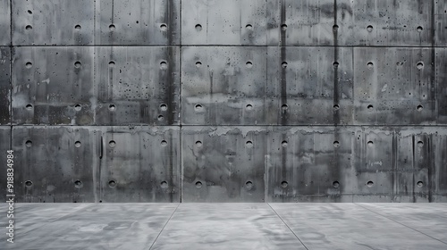 Concrete wall gray color background for design : Generative AI