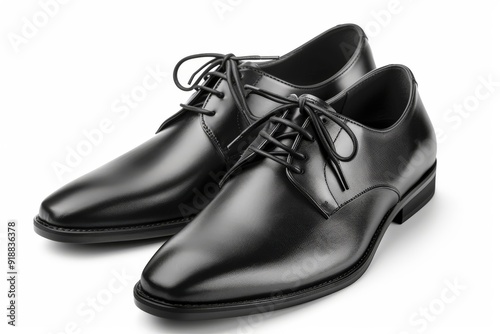 pair black dress shoes