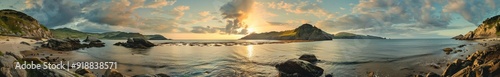 Serene Sunset Over Coastal Inlet