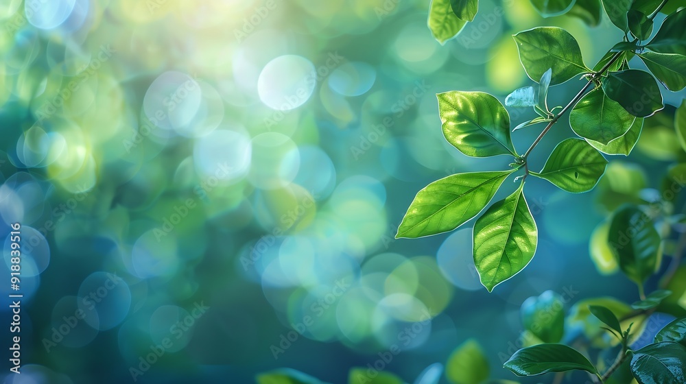 Summer background of blue and green blurred foilage and sky with bright bokeh Blurry abstract summer background Natural green leaves using as cover page greenery environment ecology ba : Generative AI Summer background of blue and green blurred foilage and sky with bright bokeh Blurry abstract summer background Natural green leaves using as cover page greenery environment ecology ba : Generative AI