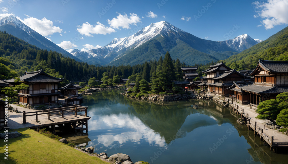 AIが考える日本の昔の風景 AIが考える日本の昔の風景