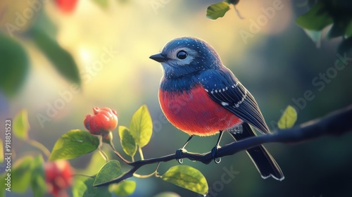 Whimsical City Birds Showcase in Realistic 8K Detail - Sony A90 UHD Cinematic Photography photo