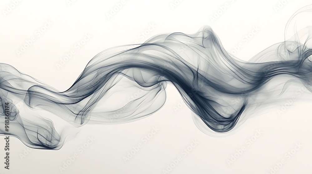 Smoke trails in an abstract form, organic shapes, mysterious and elegant. Smoke trails in an abstract form, organic shapes, mysterious and elegant.