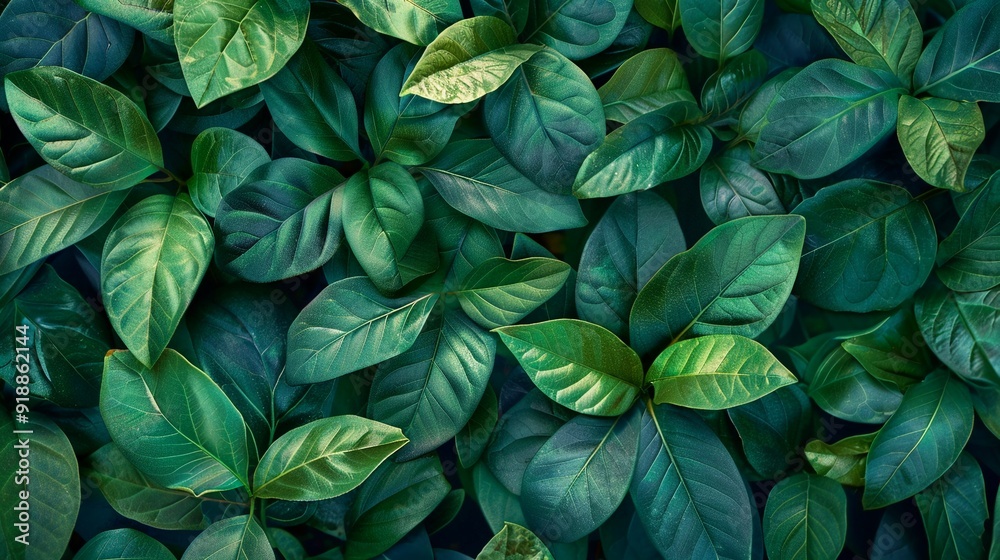 custom made wallpaper toronto digitalGreen leaves wall pattern background. Top view, flat lay. Nature concept.