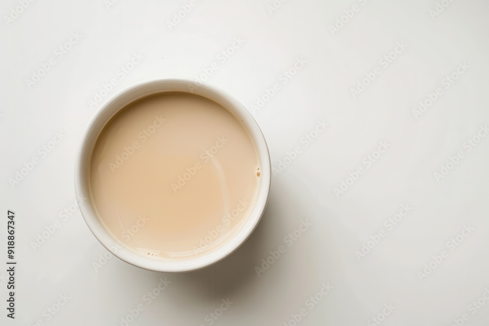 Non dairy creamer on white background Non dairy creamer on white background