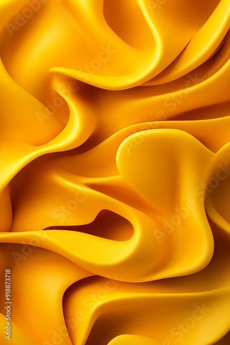 Abstract Orange Wave Pattern Background
