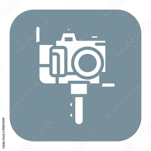 Vlog icon vector image. Can be used for Live Streaming.