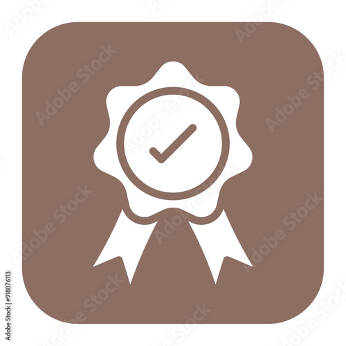 Verified Badge icon vector image. Can be used for Live Streaming.