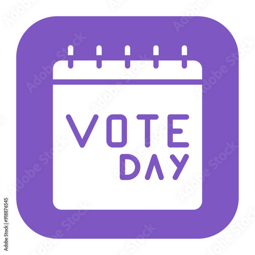 Election Day icon vector image. Can be used for Politics.
